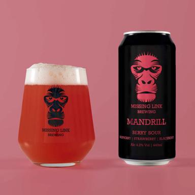 Mandrill beer artwork