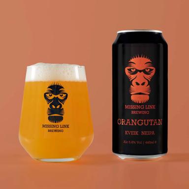 Orangutan beer artwork