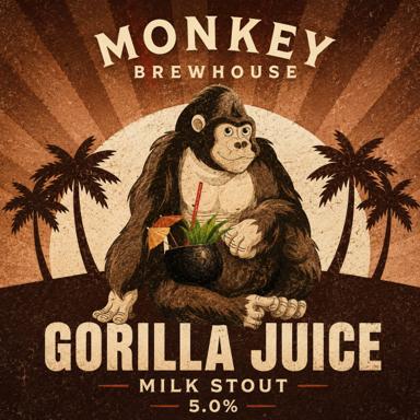 Gorilla Juice beer artwork