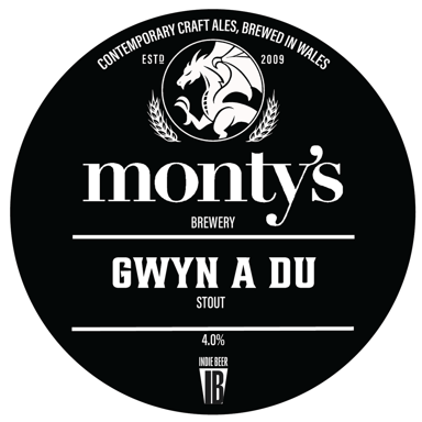 Gwyn A Du beer artwork