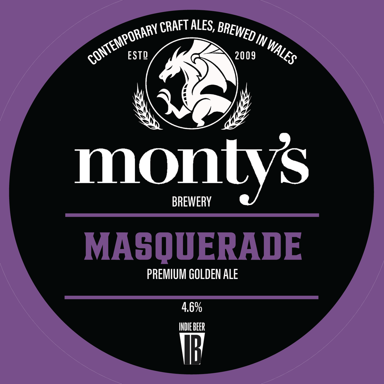 Masquerade beer artwork