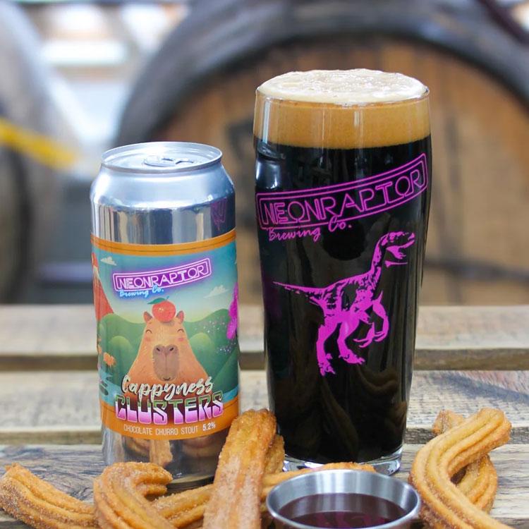 Artwork for Cappyness Clusters by Neon Raptor Brewing Co