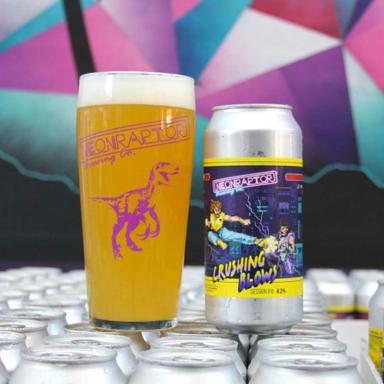 Crushing Blows beer artwork