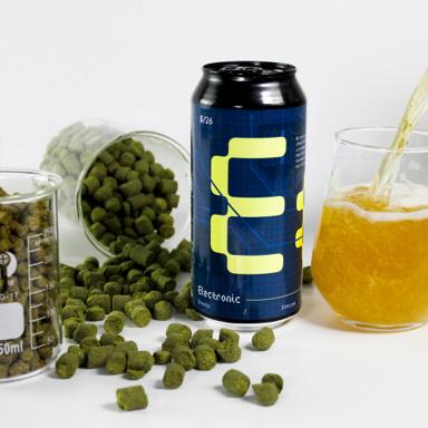 Electronic beer artwork