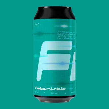 Futuristic beer artwork