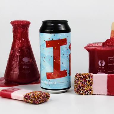 Incoherent beer artwork