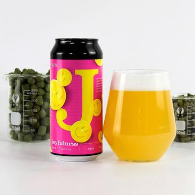 Joyfulness beer artwork
