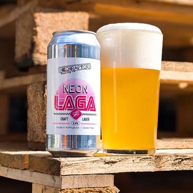Neon Laga beer artwork