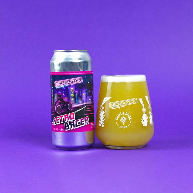 Retro Racer beer artwork