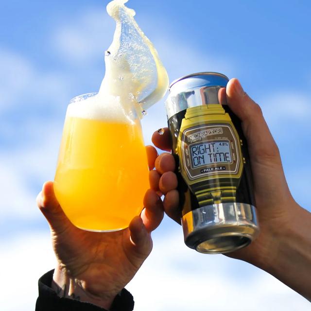 Right On Time beer artwork