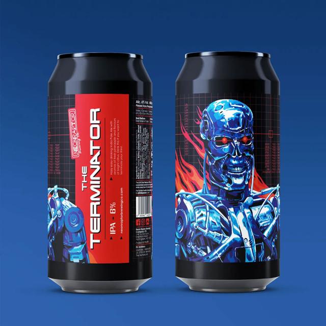 The Terminator beer artwork