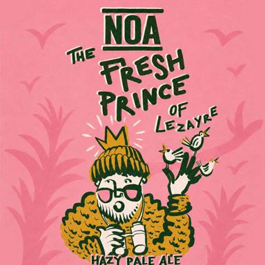 The Fresh Prince of Lezayre beer artwork