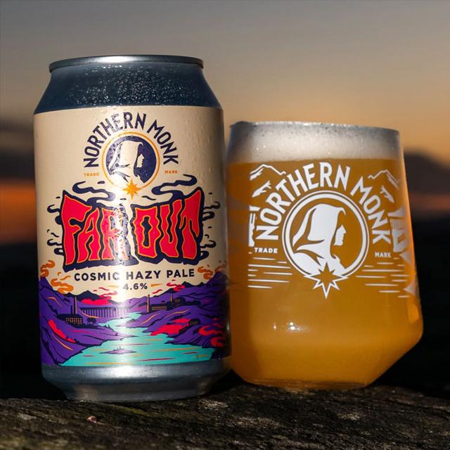 Far Out beer artwork