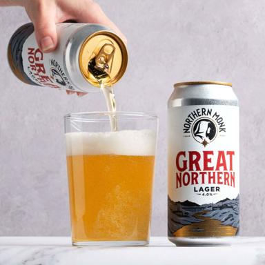 Great Northern Lager beer artwork