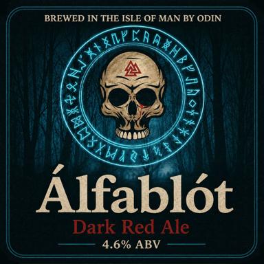 Álfablót beer artwork