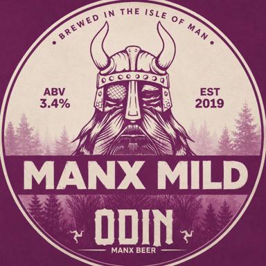 Manx Mild beer artwork
