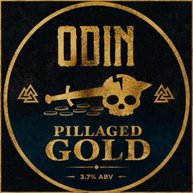 Pillaged Gold beer artwork