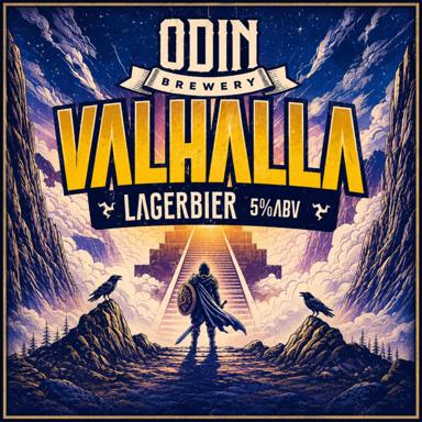 VALHALLA beer artwork