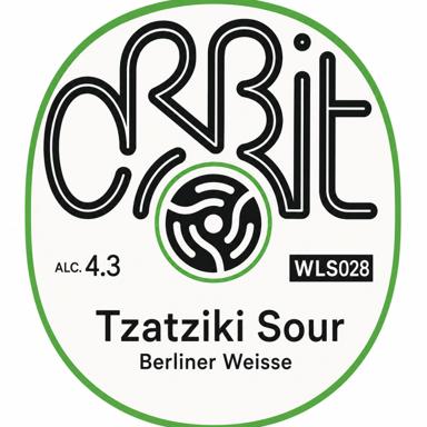 Tzatziki Sour beer artwork