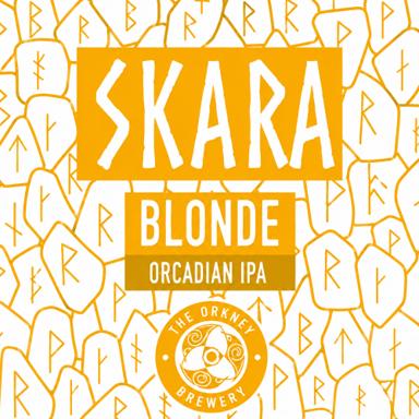Skara Blonde IPA beer artwork
