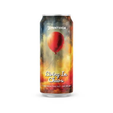 Living in Chaos beer artwork
