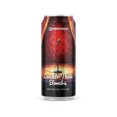 Louder Than Bombs beer artwork