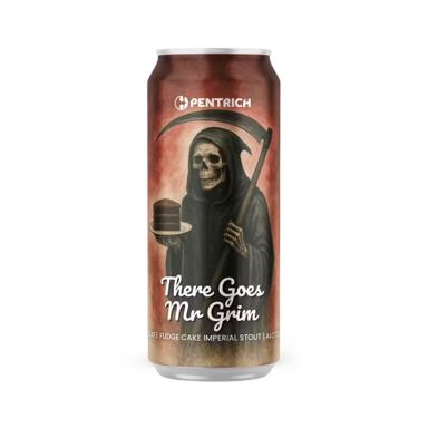 There Goes Mr Grim beer artwork