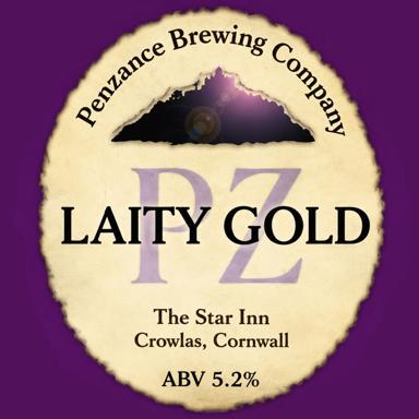 Laity Gold beer artwork