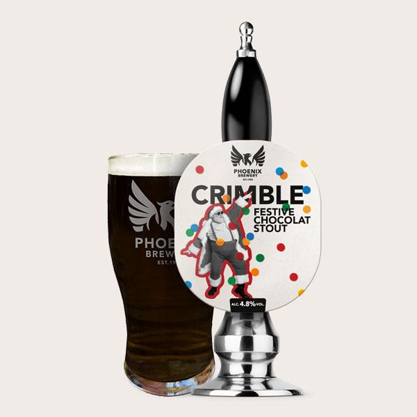 Crimble Stout beer artwork