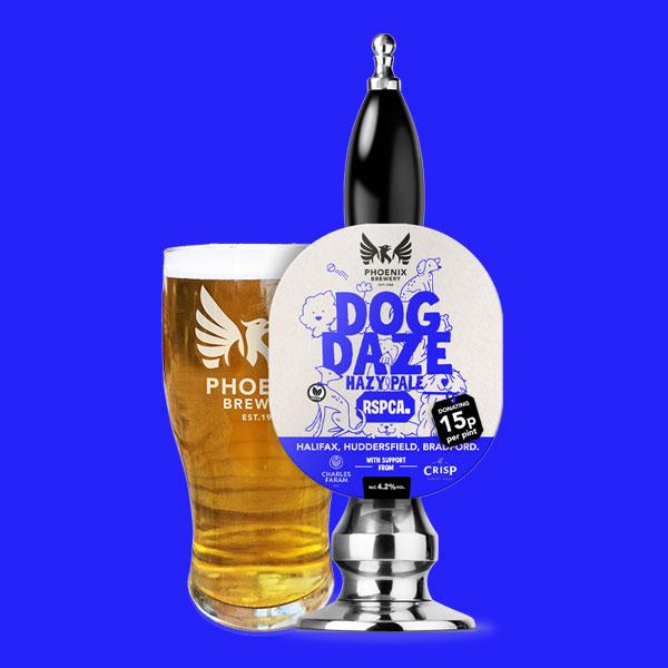 Dog Daze beer artwork