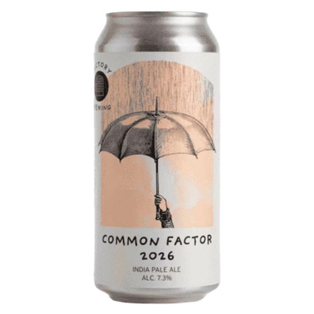 Common Factor (2026) beer artwork