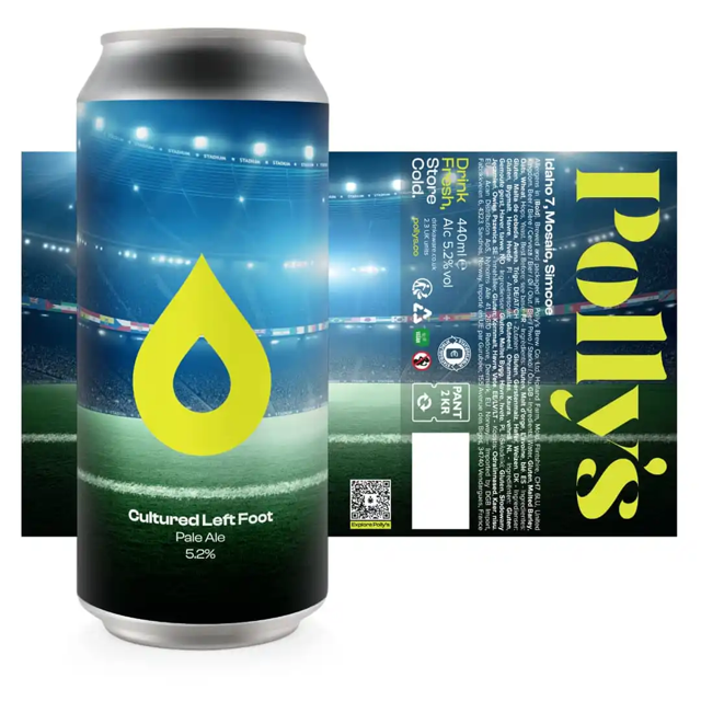 Cultured Left Foot beer artwork