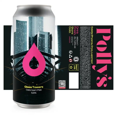 Glass Towers beer artwork
