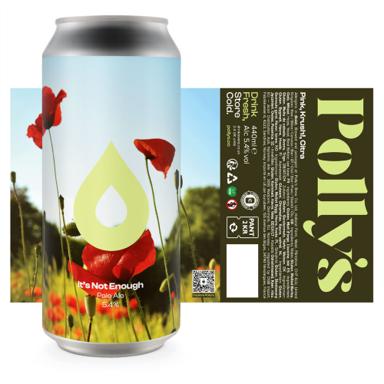 It's Not Enough beer artwork