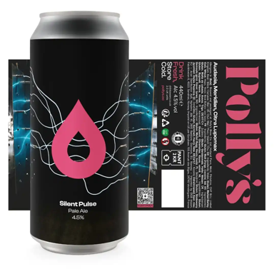 Silent Pulse beer artwork
