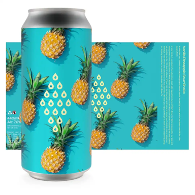 Vanilla Pineapple Sour Shake beer artwork