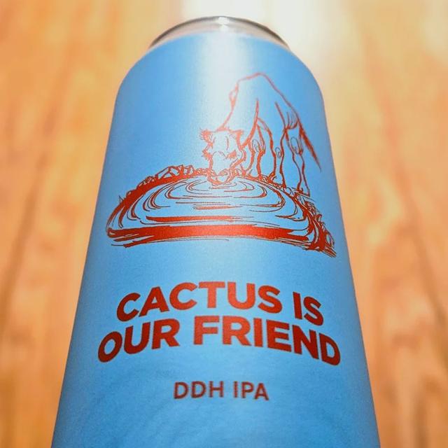 Cactus Is Our Friend beer artwork