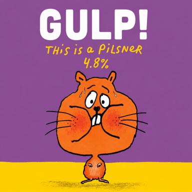 Gulp! beer artwork