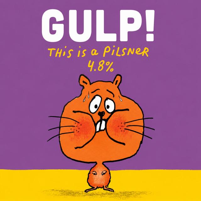 Gulp! beer artwork