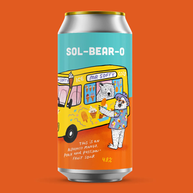 Sol-Bear-O beer artwork