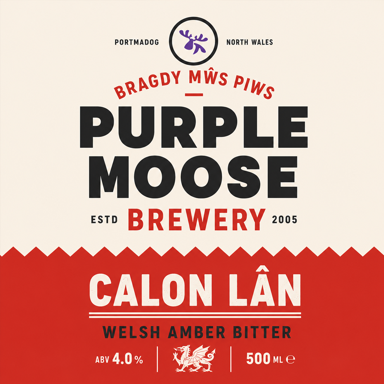 Calon Lân beer artwork