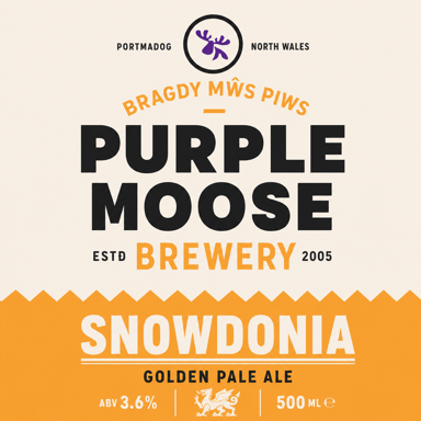 Snowdonia Ale beer artwork