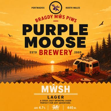 Mŵsh beer artwork