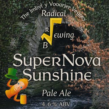 Supernova Sunshine beer artwork