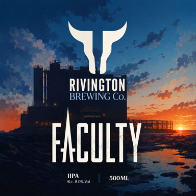 Faculty beer artwork