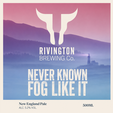 Never Known Fog Like It beer artwork