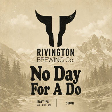 No Day For A Do beer artwork