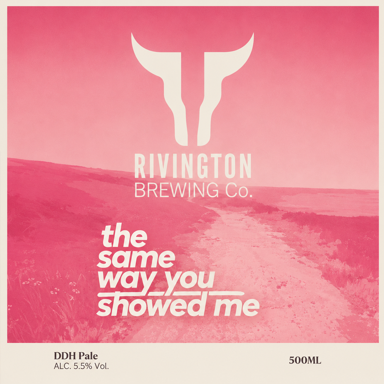 The Same Way You Showed Me beer artwork