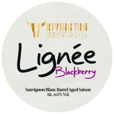 Lignée Blackberry beer artwork