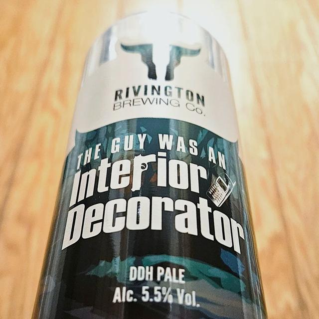 The Guy Was An Interior Decorator beer artwork